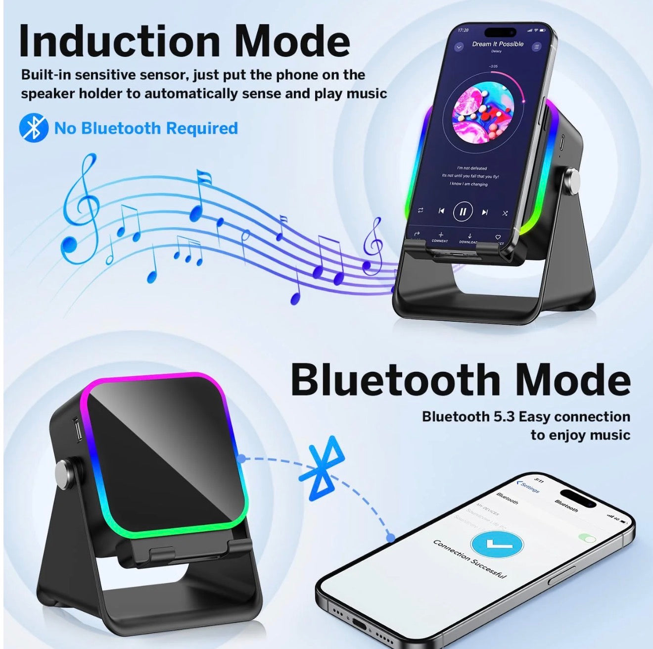 GlowAmp 5-in-1 Speaker Stand
